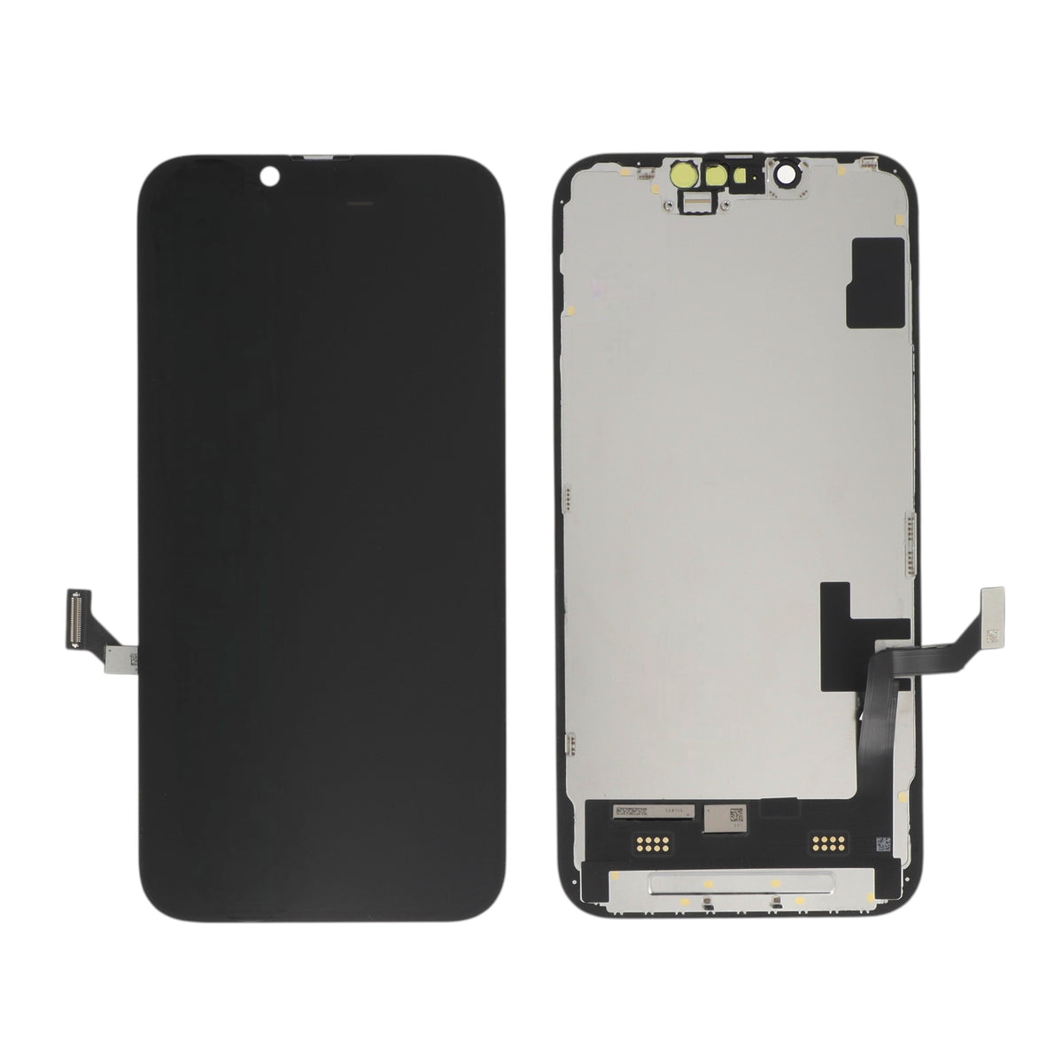 Écran de remplacement Oled pour iPhone 14, vues avant et arrière