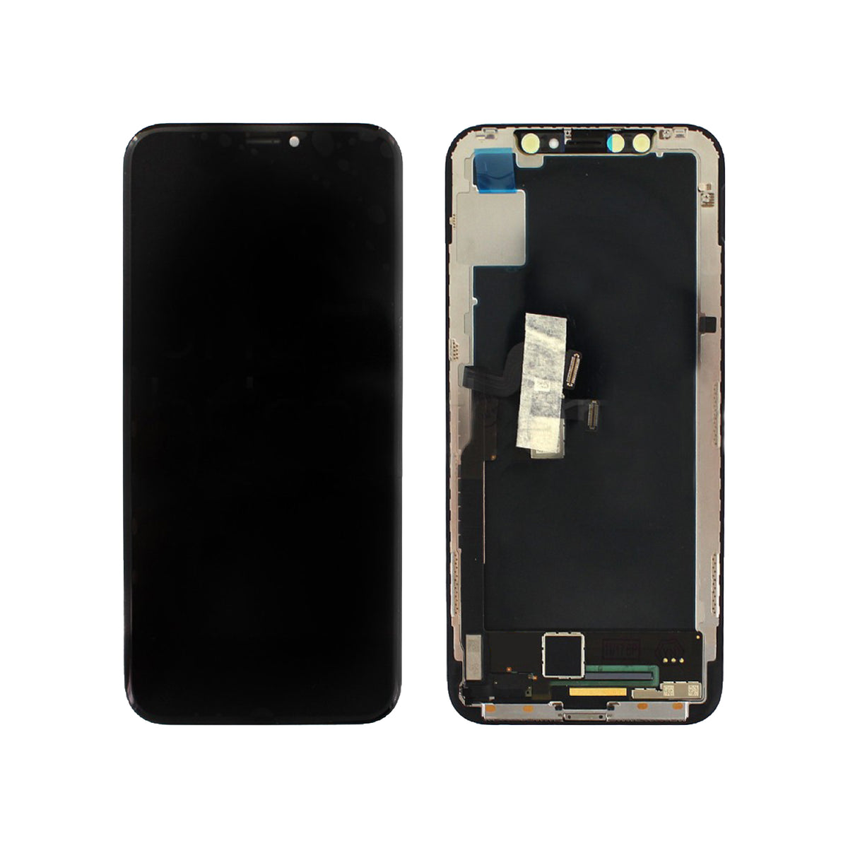 Écran de remplacement Oled pour iPhone X, vues avant et arrière