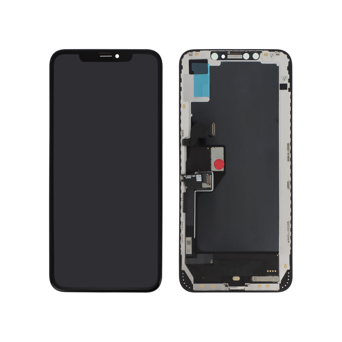 Écran de remplacement Oled pour iPhone XS Max, vues avant et arrière
