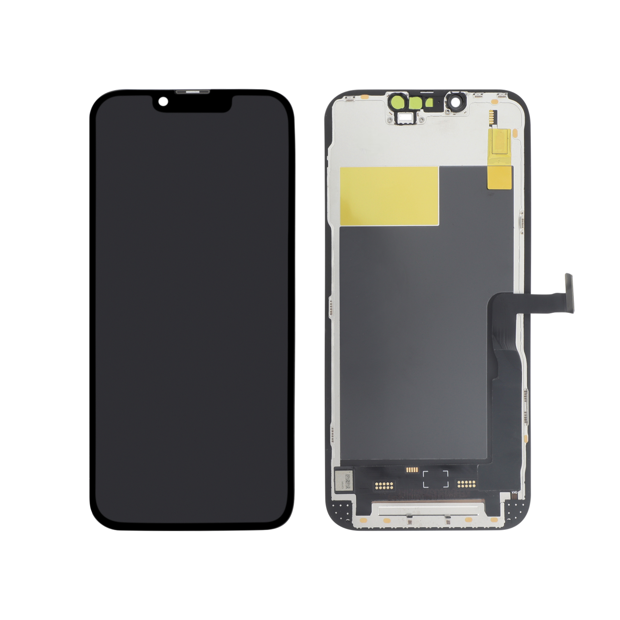 Écran de remplacement Incell pour iPhone 13 Pro, vues avant et arrière