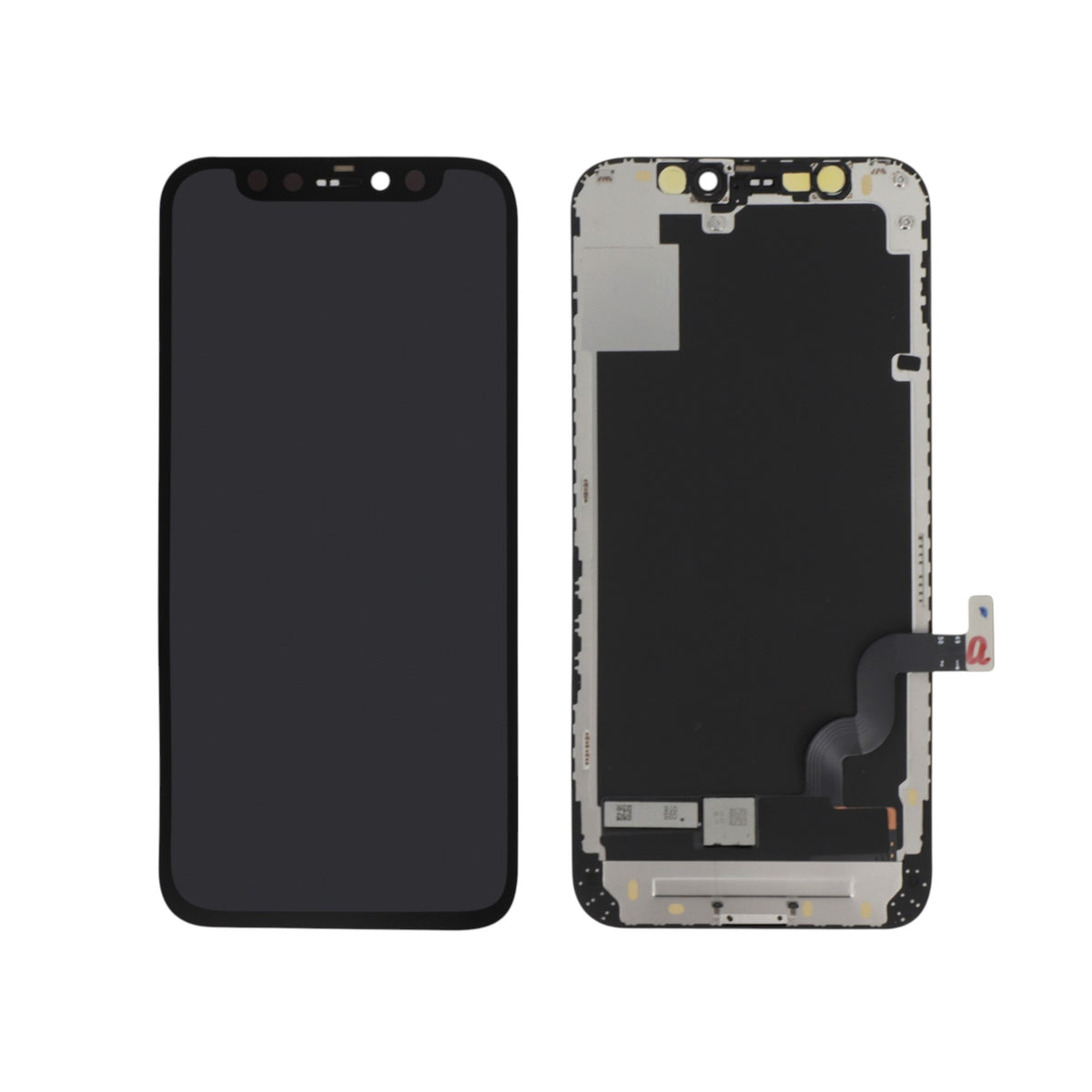 Écran de remplacement Oled pour iPhone 12 Mini, vues avant et arrière
