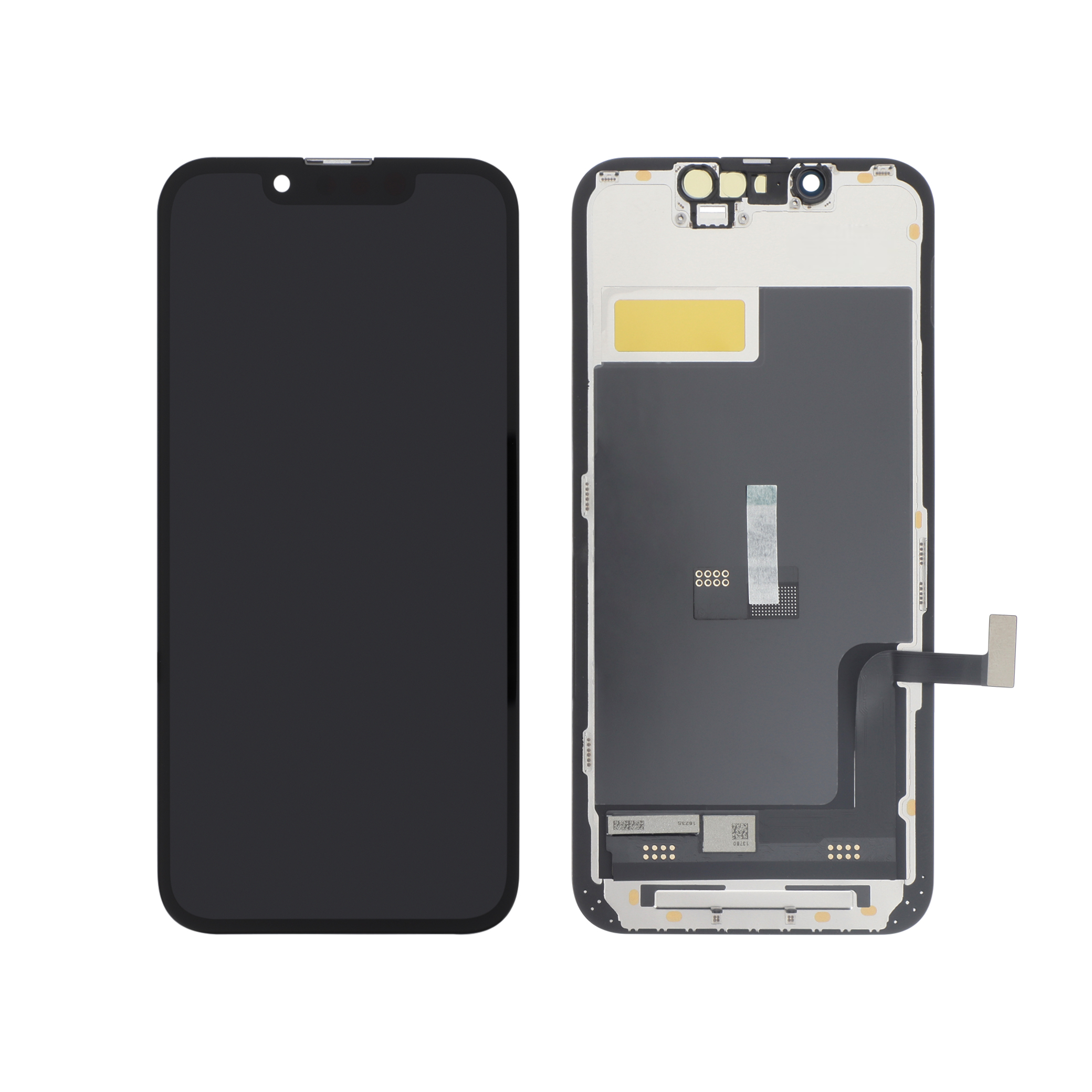 Écran de remplacement Oled pour iPhone 13 Mini, vues avant et arrière